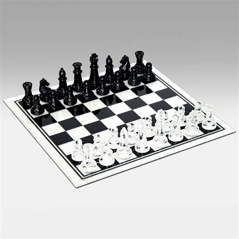 WE Games Glass Chess Set - Walmart.com - Walmart.com