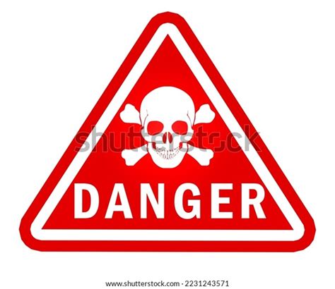 Danger Sign Board Icon Image Stock Illustration 2231243571 | Shutterstock