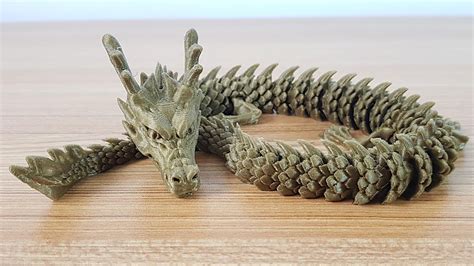 The Best Articulated Dragon Models – Flexible Print in Place for 3D ...