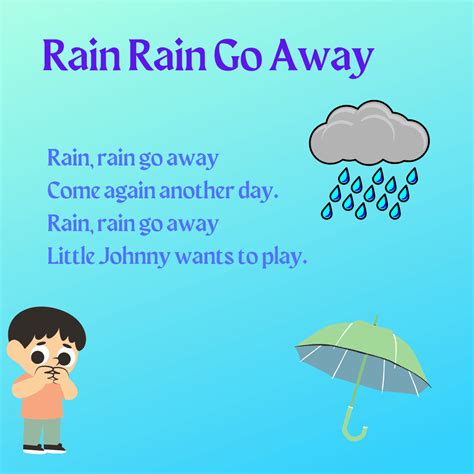 Rain Rain Go Away Printable Lyrics, Origins, and Video