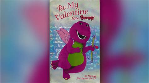 Barney Be My Valentine Love Barney Vhs Red Clamshell White Tape | The ...