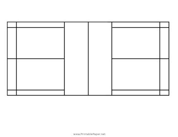 Printable Badminton Court Diagram