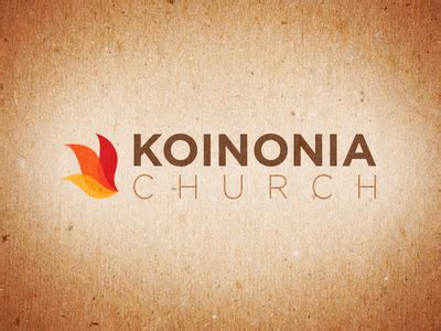 Koinonia Church Logo by David Bilbo - Dribbble