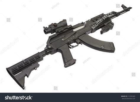 Modern Kalashnikov Ak47 Tactical Accessories Stock Photo 212532385 ...