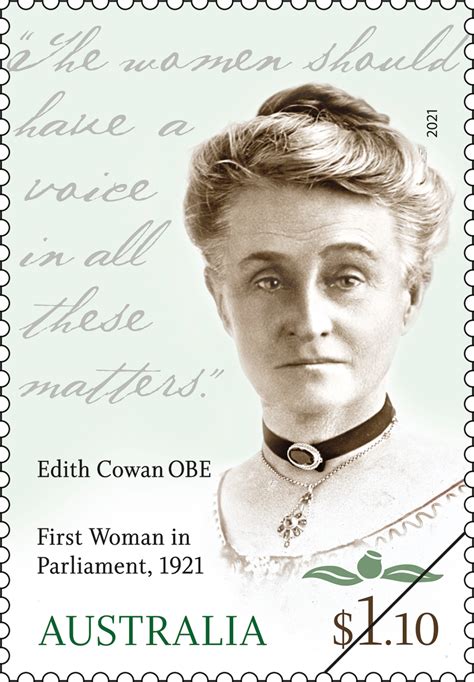 Edith Cowan: First Woman in Parliament - Australia Post