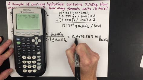 Formula Units To Moles Conversion - slideshare