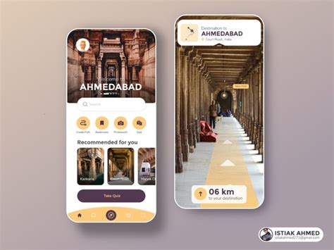 AR Travel Guide App by Istiak Ahmed on Dribbble