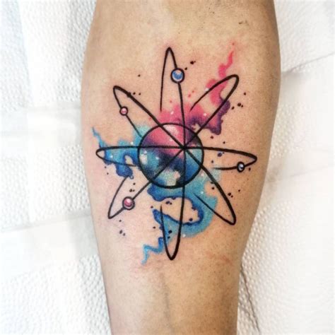 26 Atomic Tattoos for Science Lovers in 2021 - Small Tattoos & Ideas