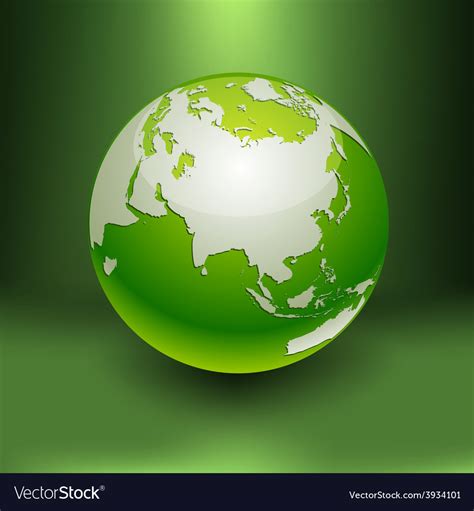 Earth - eurasia Royalty Free Vector Image - VectorStock