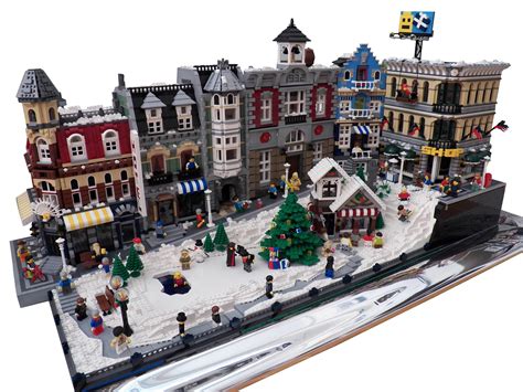 Amazing winter scene | Lego christmas village, Lego christmas, Lego modular