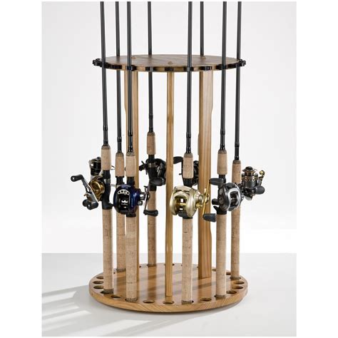 Organized Fishing 24 Rod Round Floor Rod Rack - 231536, Rod Storage ...