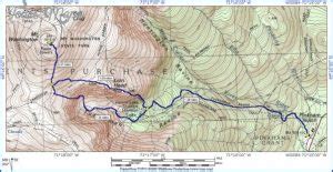 Washington Hiking Trails Map - ToursMaps.com