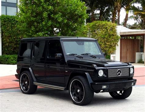 Exotic Cars on the Streets of Miami: Black Mercedes G Wagon - at the W ...