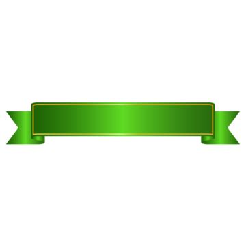 Green Banner Ribbon Colorful Luxurious, Green Banner, Green Ribbon ...