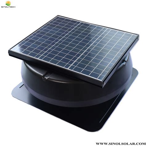 20W Solar PV Powered 12 Inch Solar Roof Fan for Air Ventilation ...