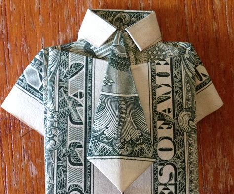 Dollar Bill Origami- Shirt and Tie : 15 Steps (with Pictures ...