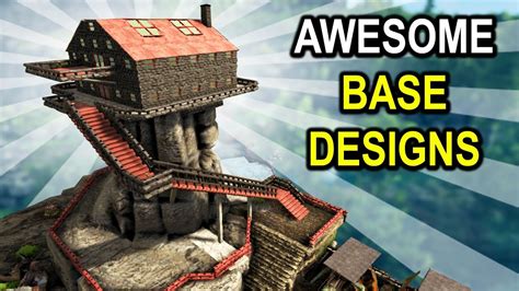 ARK BASE SHOWCASES On Ragnarok! Ark Survival Evolved Base Designs ...