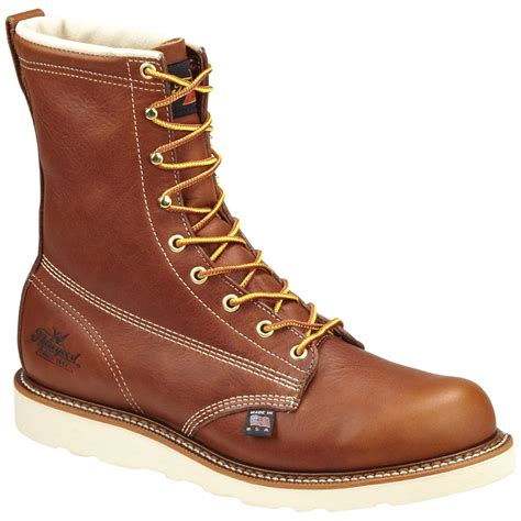 Men's Thorogood® 8" Waterproof Composite Toe Wedge Boots, Brown ...