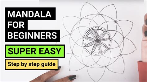 How To Draw Mandala Designs For Beginners - Printable Form, Templates ...