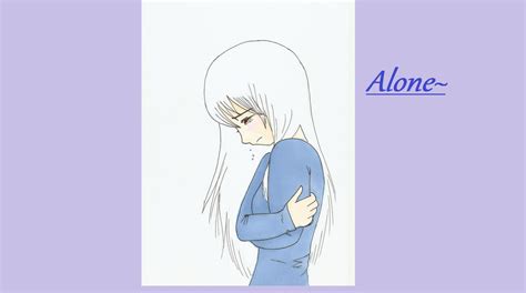 Sad Alone Girl Drawing by ProxySylvia on DeviantArt