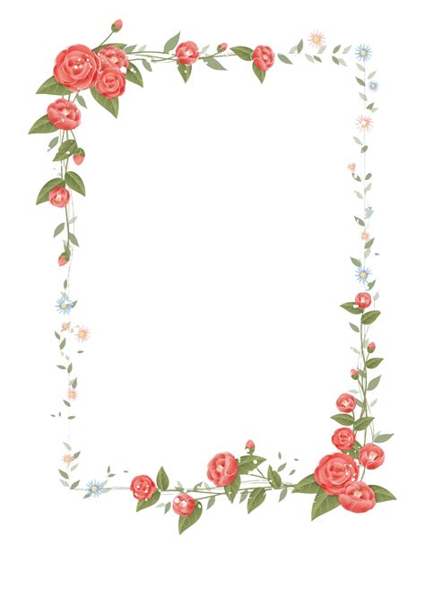 Border Png Flower Border Flower Clipart Frame Border Png Free | Porn ...