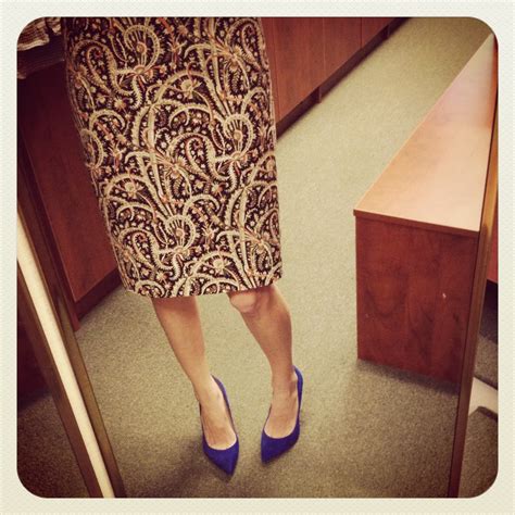 by Allison: Outfit Idea: Blue Suede Shoes for Work or Play