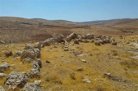 One of the possible sites of Biblical Gilgal. (Courtesy of Society for ...