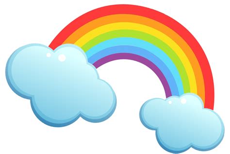 Rainbow And Clouds