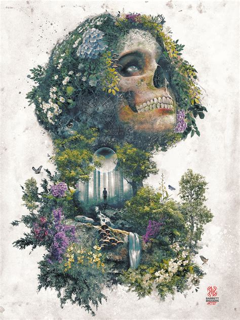 Art & Collectibles Giclée Death in Bloom Art Print 13x13 Gothic Blood ...