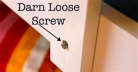 craft whatever: How to Fix a Loose Screw {Handy-woman DIY Trick}