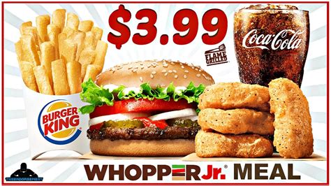 BURGER KING® | $3.99 WHOPPER JR.™ MEAL DEAL REVIEW | THEENDORSEMENT ...