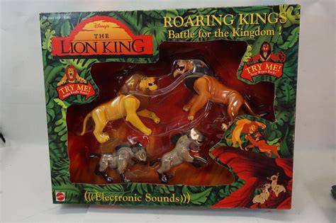 LION KING ACTION FIGURES DISNEY TOYS ROARING KINGS ELECTRONIC SOUNDS ...