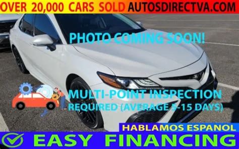 Used 2021 Toyota Camry XSE for sale in Fredericksburg, VA | VIN ...