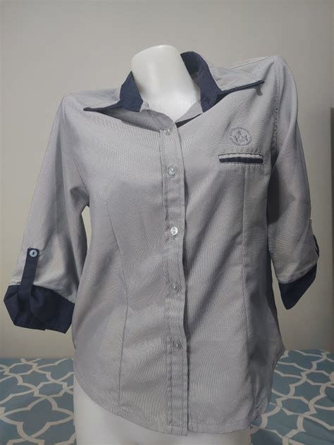 BSIT UNIFORM STI COLLEGE SIZE LARGE, Women's Fashion, Tops, Blouses on ...