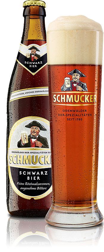 Schmucker Schwarzbier, Ist ein untergäriges, dunkles Vollbier mit 4,8 % ...