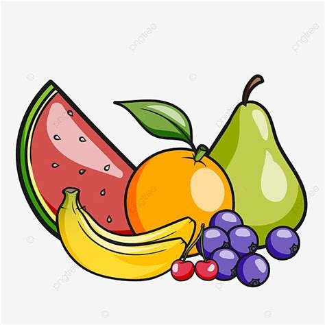 an assortment of fruit on a white background