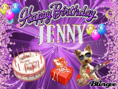 Happy Birthday Jenny Picture #127424097 | Blingee.com