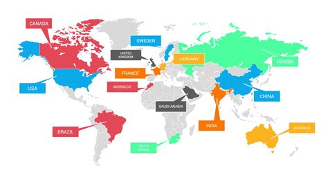 Powerpoint World Map Template