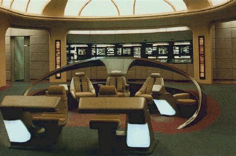 Bridge of U.S.S. Enterprise NCC-1701 D | Star trek, Star trek ...