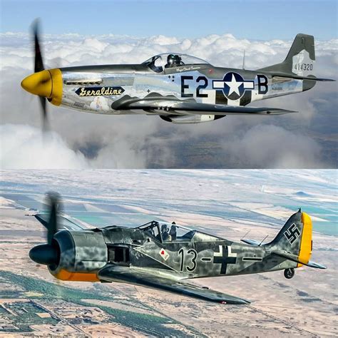 P-51 and Fw190 | Aviones