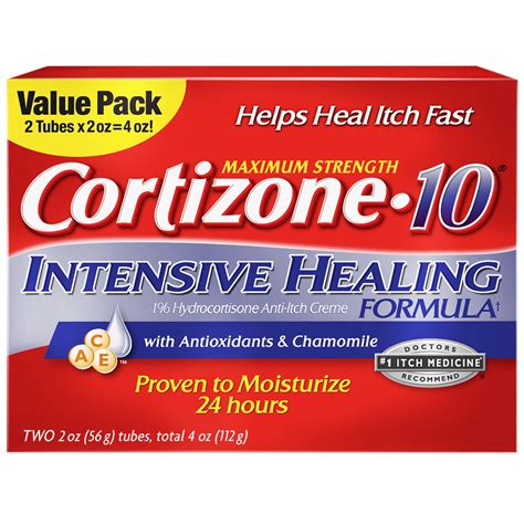 Product of Cortizone 10 Intensive Healing Cream 2 Pk. 2 oz. - Walmart.com