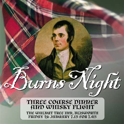 Burns Night Supper 2024 - Walnut Tree Inn, Northampton