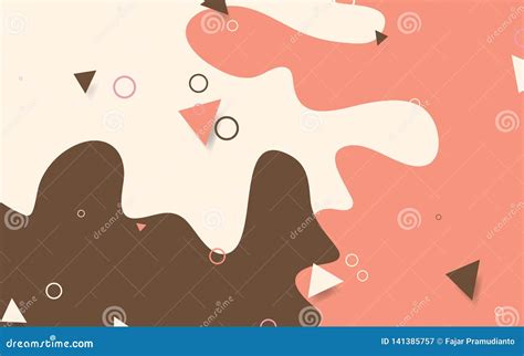 Cream Color Splash Abstract Background Vector Stock Vector ...