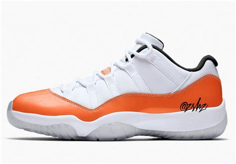 Air Jordan 11 Low Orange Trance AH7860-106 Release Date - SBD