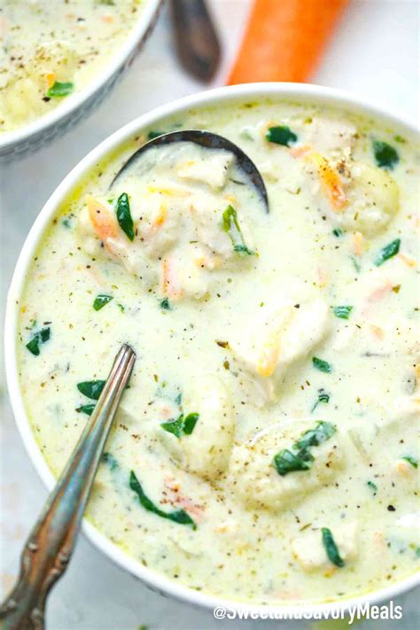 Olive Garden Chicken Gnocchi Soup Copycat - S&SM