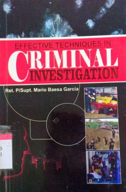 Librarika: Effective Techniques in Criminal Investigation