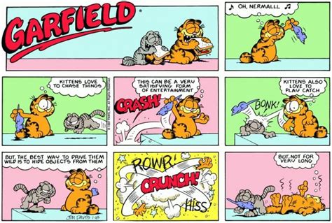 10 Funniest Garfield Comics Starring Nermal