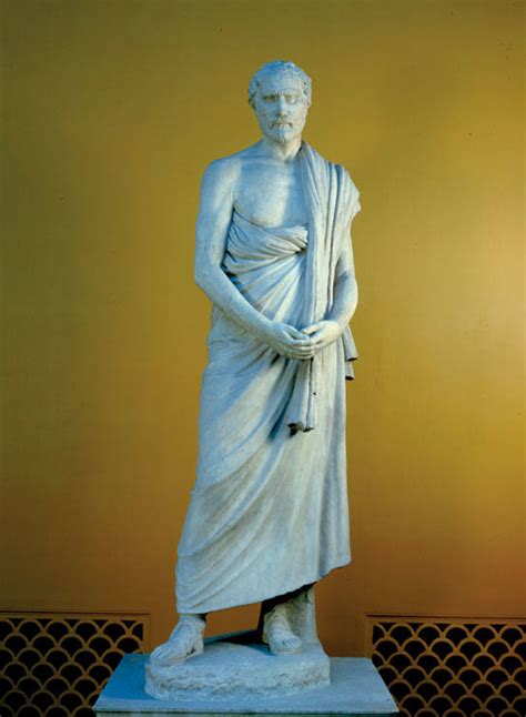 Roman marble copy of the statue of Demosthenes by Polyeuktos © Ny ...