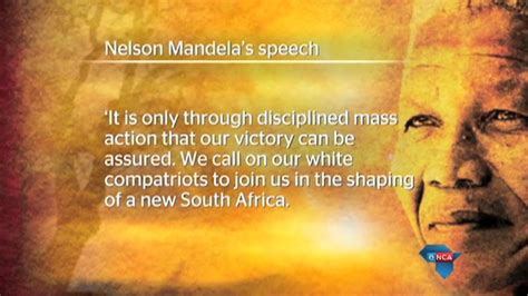 Nelson Mandela Speech That Changed The World