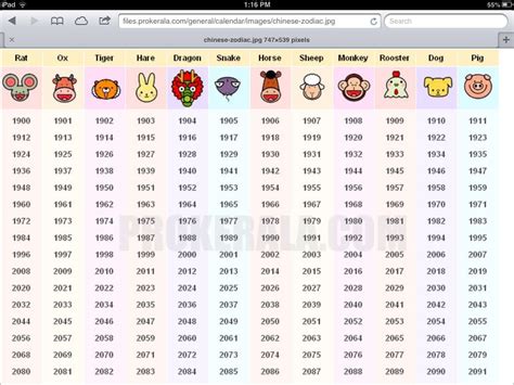 Chinese Zodiac Birth Chart Calculator